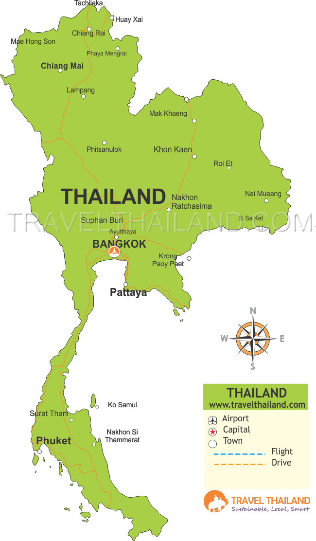 Amazing Bangkok - 3 days router map